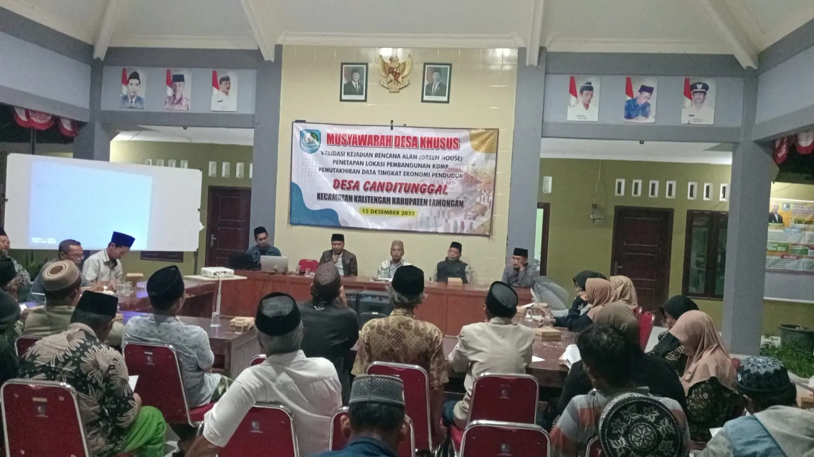 Bansos Harus Tepat Sasaran: Pemdes Canditunggal Lakukan Update Data Penerima Bansos dalam Musdes